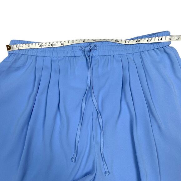J, Crew Mercantile Shorts Easy Pull On Drawstring High-Rise Blue NEW‎ Women's M - Picture 3 of 9